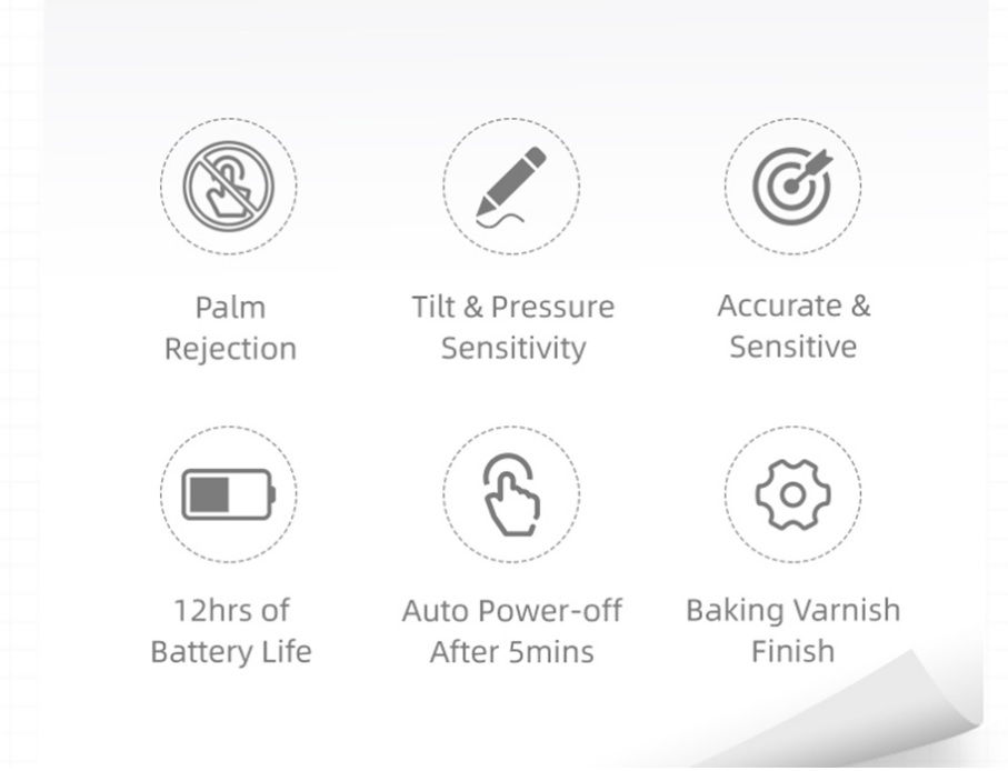 Miniatura: Lápiz Óptico Capacitivo Activo Tilt-sensitive iPad Usams
