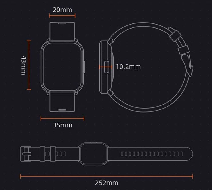 Miniatura: Smartwatch Mibro 5 ATM By Xiaomi