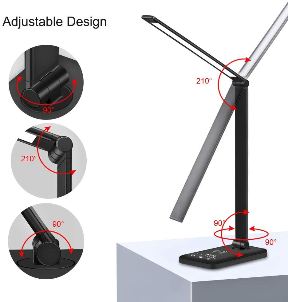 Thumbnail: LED Desk Lamp with Wireless Charger