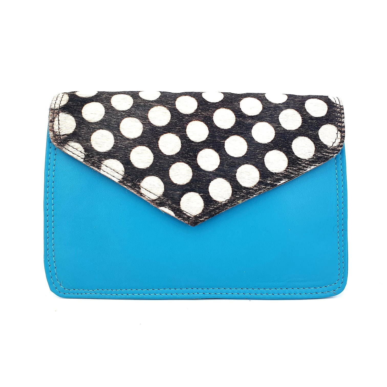 Book Turquoise Gros Pois Blancs