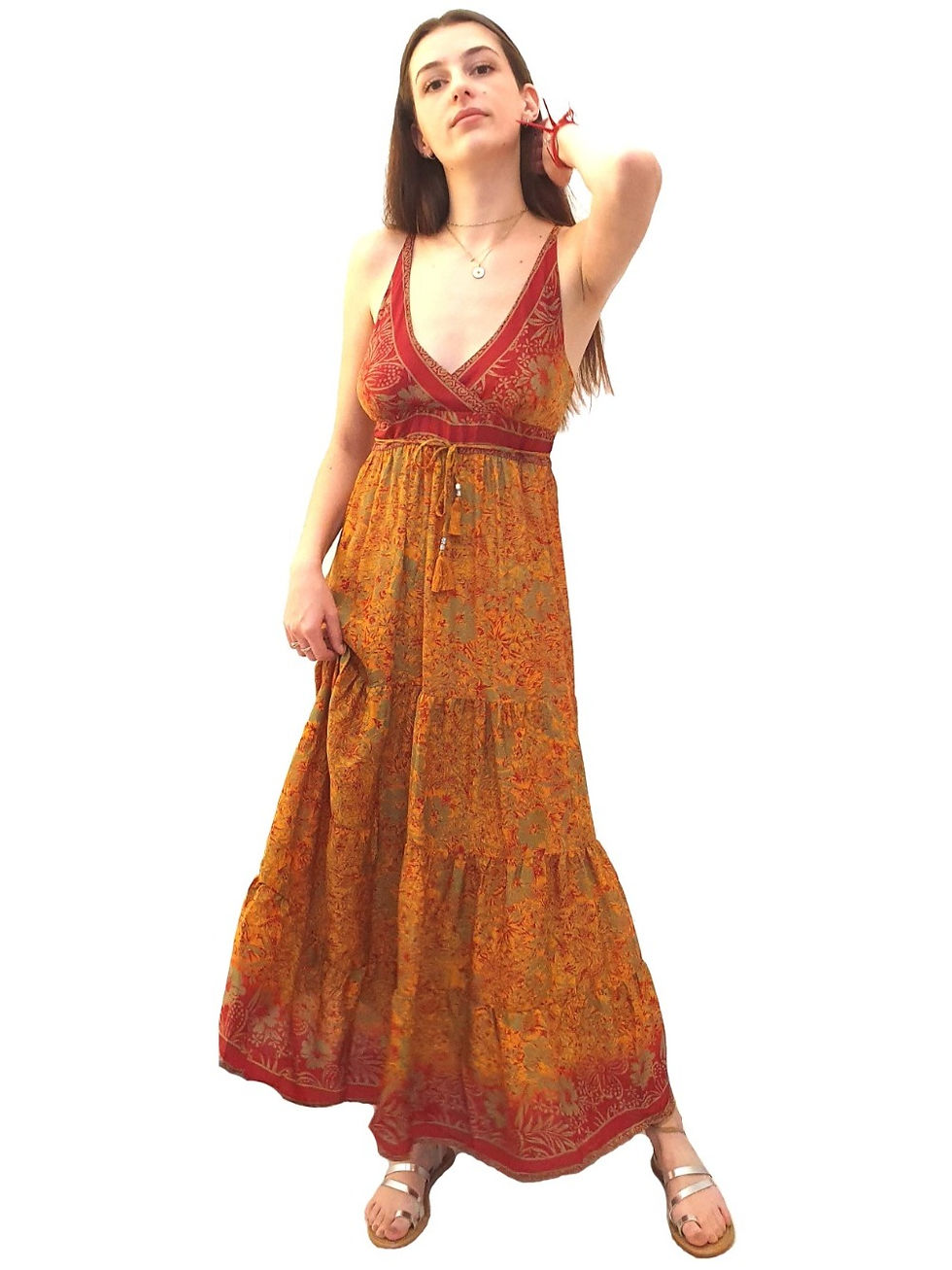 Thumbnail: 304 - Enora - Robe Longue Polyester - Bouquet de 11 imprimés 17 Euros pièce