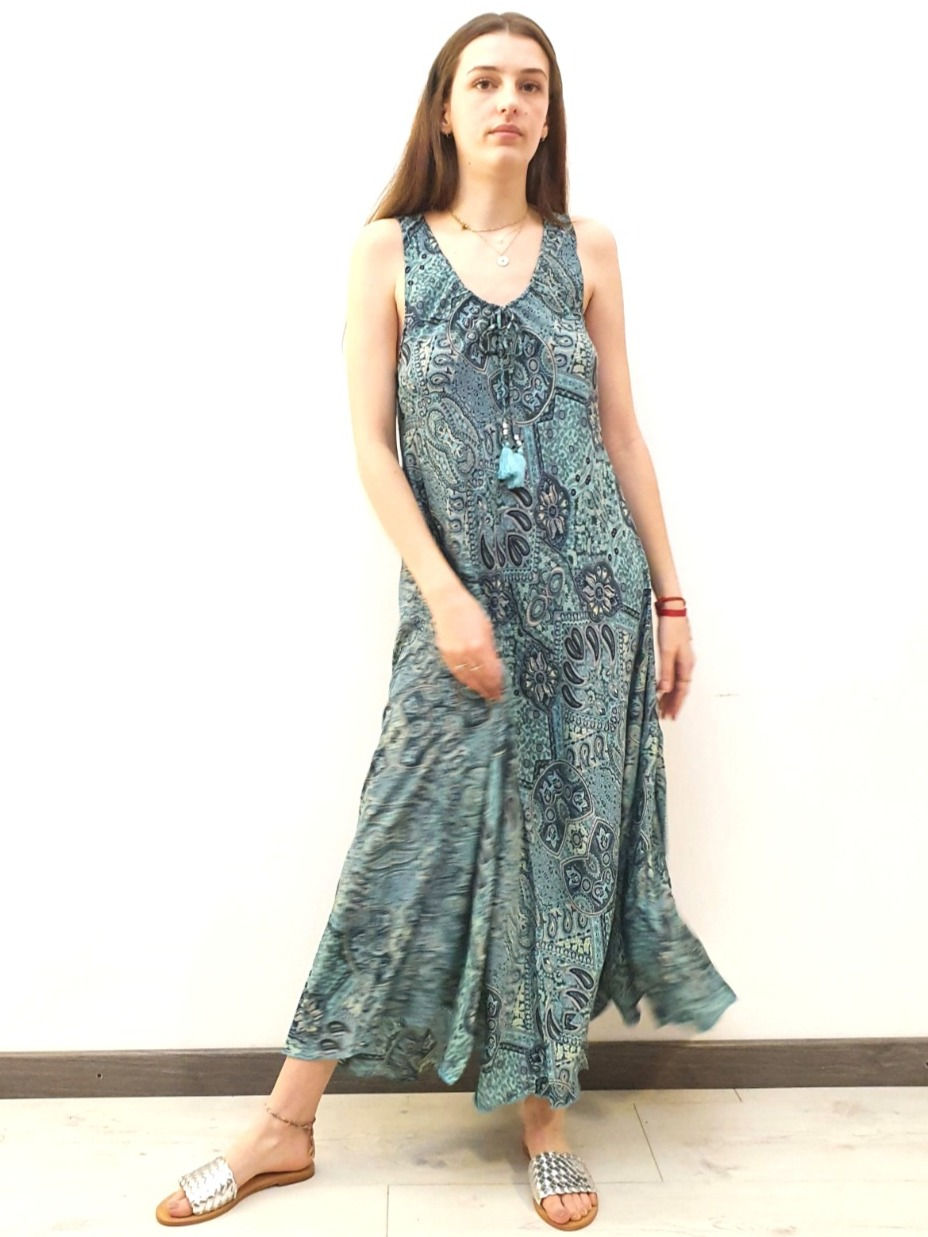 Thumbnail: 319 - Natacha - Robe Longue Polyester - Bouquet de 10 imprimés 16 Euros pièce