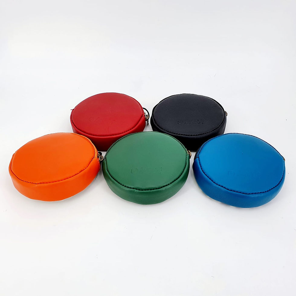 Thumbnail: Lot de 5 Porte Monnaie Rond (6 euros pièce)