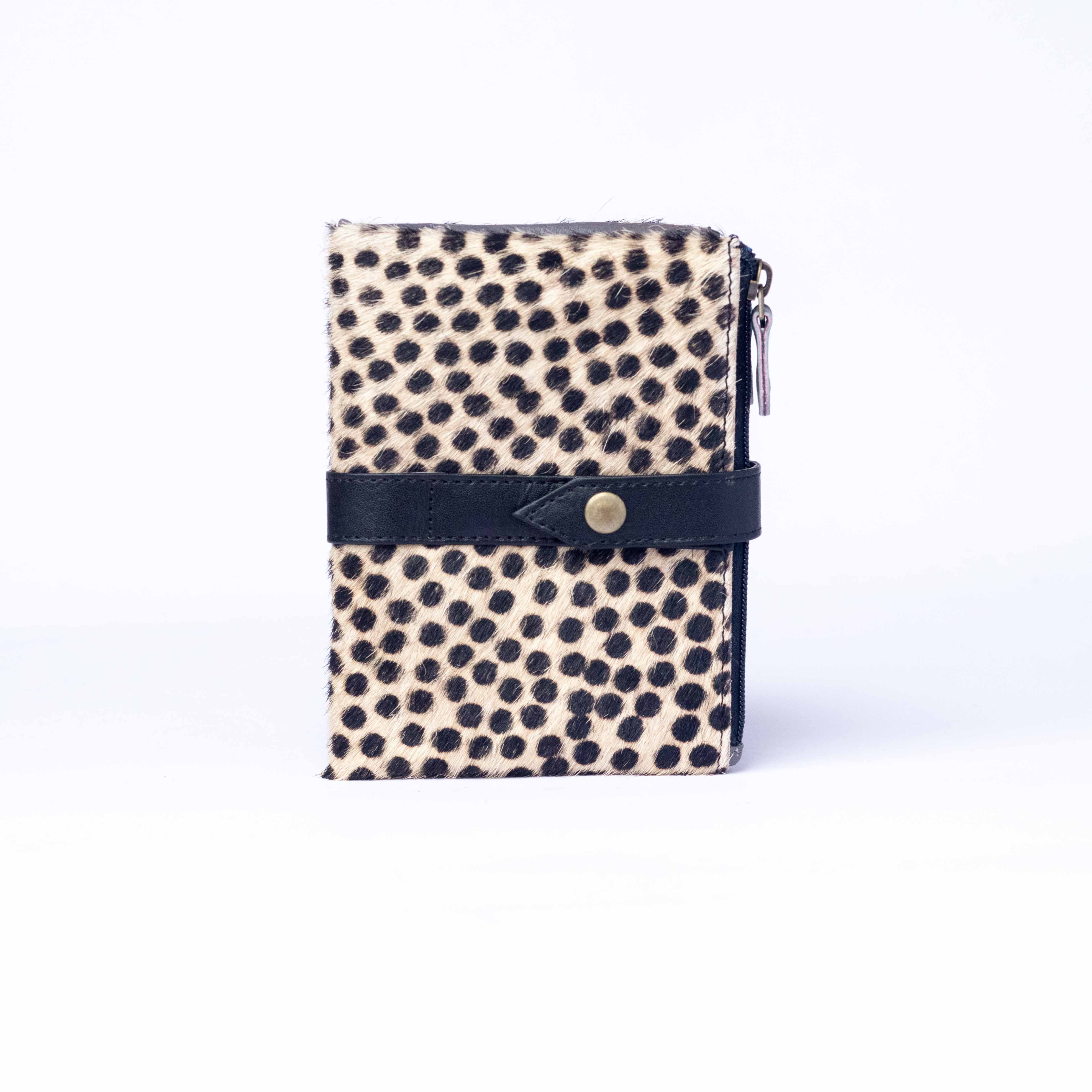 Portefeuille Souple Flex Petits Pois Noirs (cuir couleurs multiples)