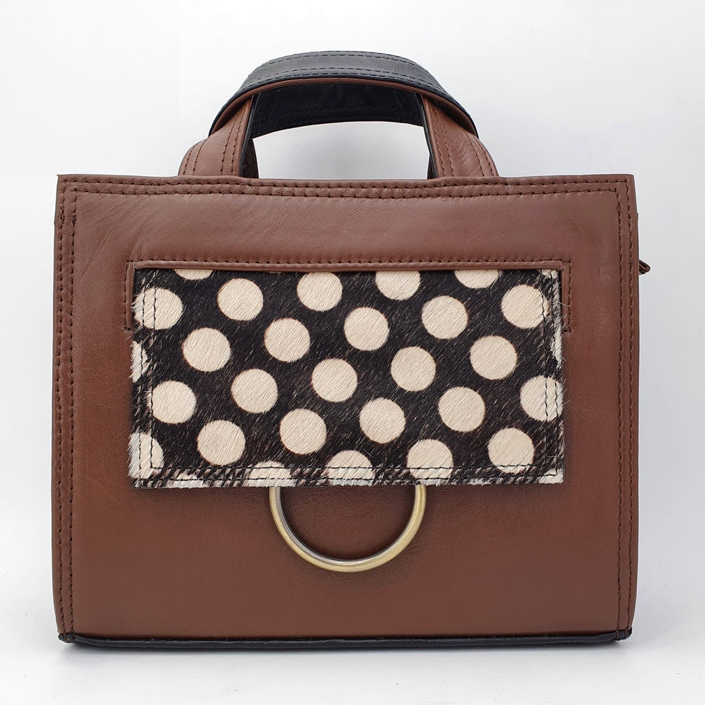 Monroe Choco Pois Blancs