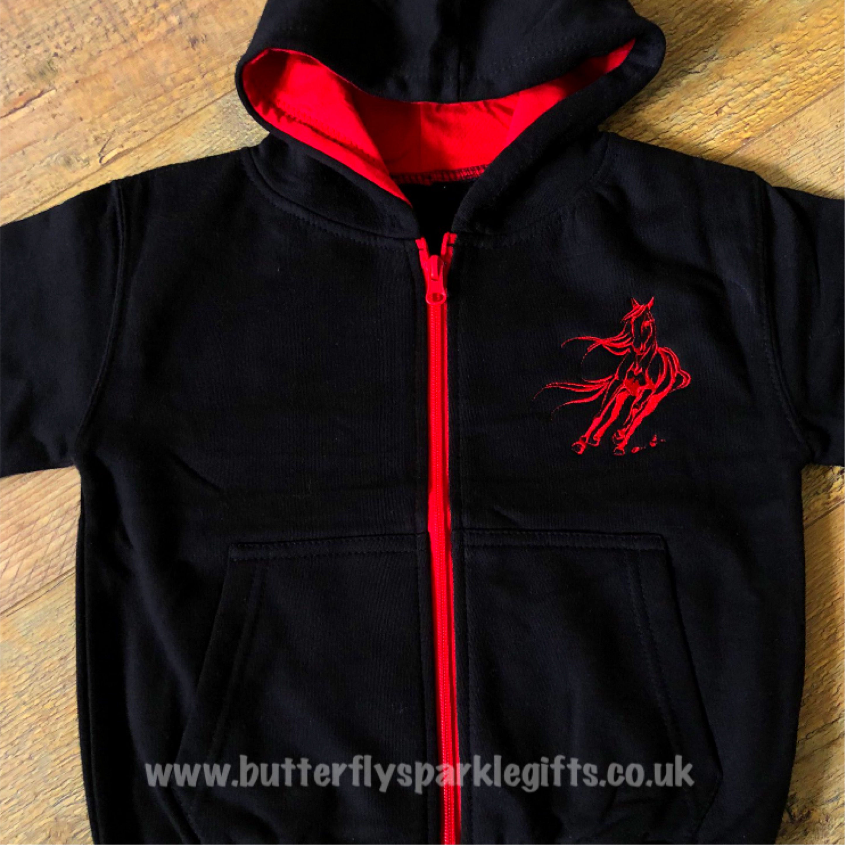 Horse Zip Hoodie 