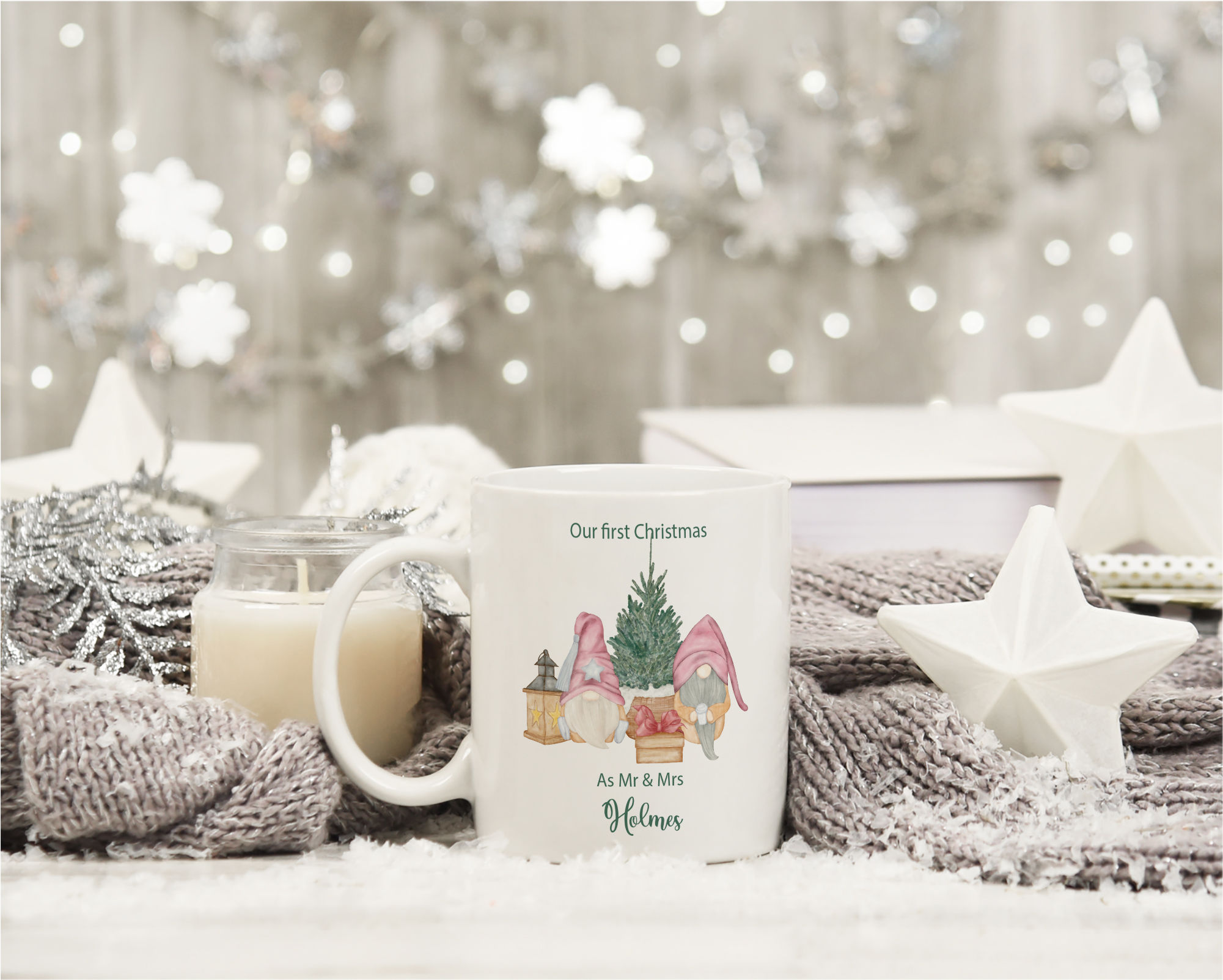 First Christmas as Mr & Mrs - Twin set