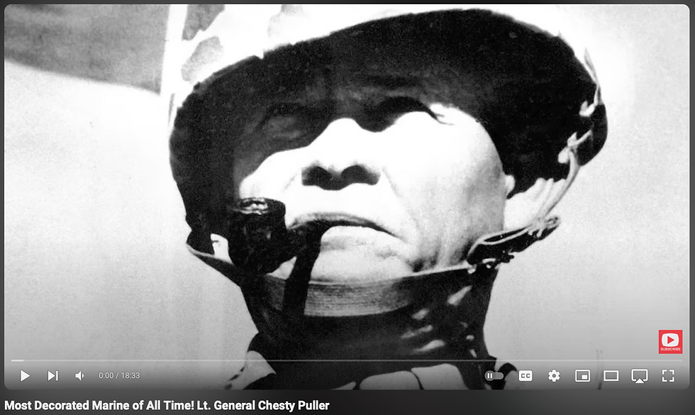 Video – Most Decorated Marine of All Time! Lt. General Chesty Puller