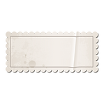 Vintage Blank Stamp