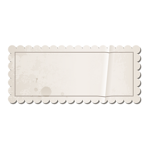 Vintage Blank Stamp