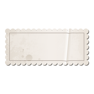 Vintage Blank Stamp