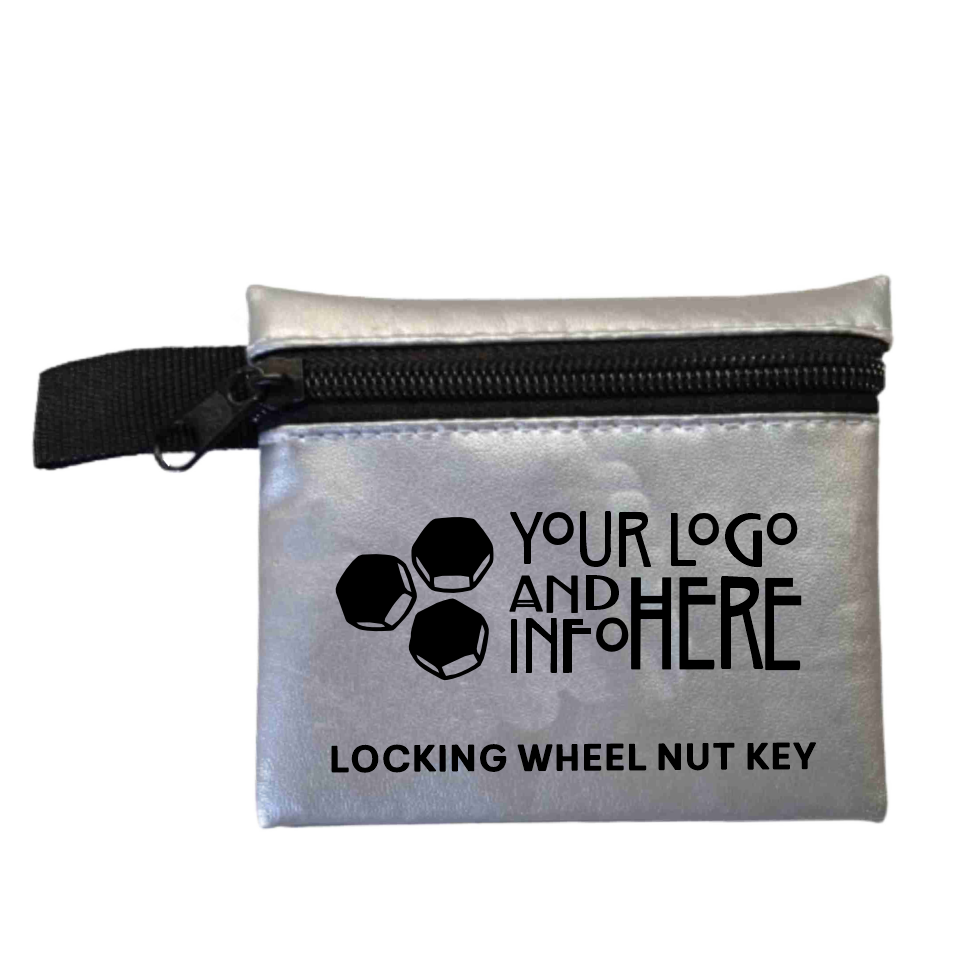 Thumbnail: Deluxe Vinyl Wheel Key Bag (1000 - 1999 units)