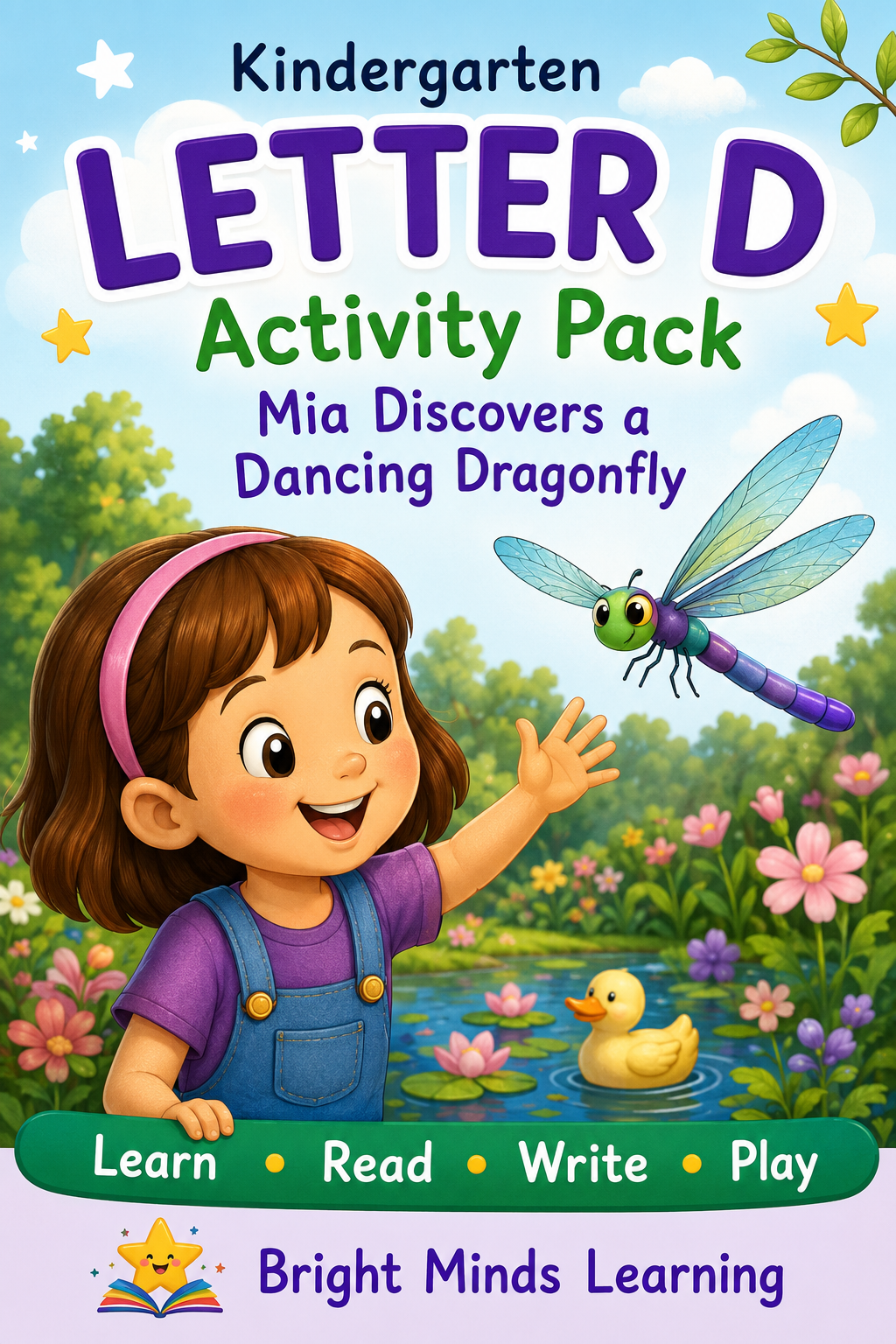 Letter D Activities Workbook | Kindergarten Alphabet Pack