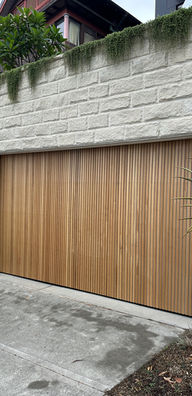 Tallow Wood Custom Sectional Door