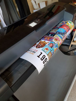 poster printing. Cockney Green, London