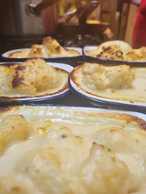 Cauliflower cheese, Street Food, Events, Festivals, Pop-ups, Strawberry nut nuts catering. London