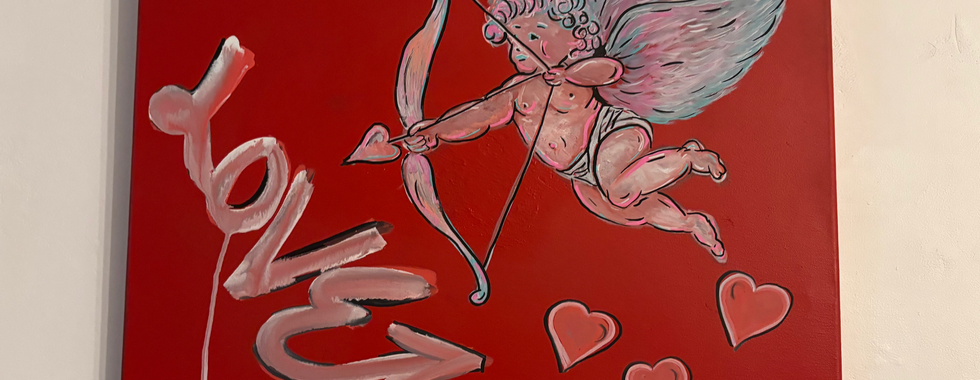 Love is Messy, Street Art inspired 