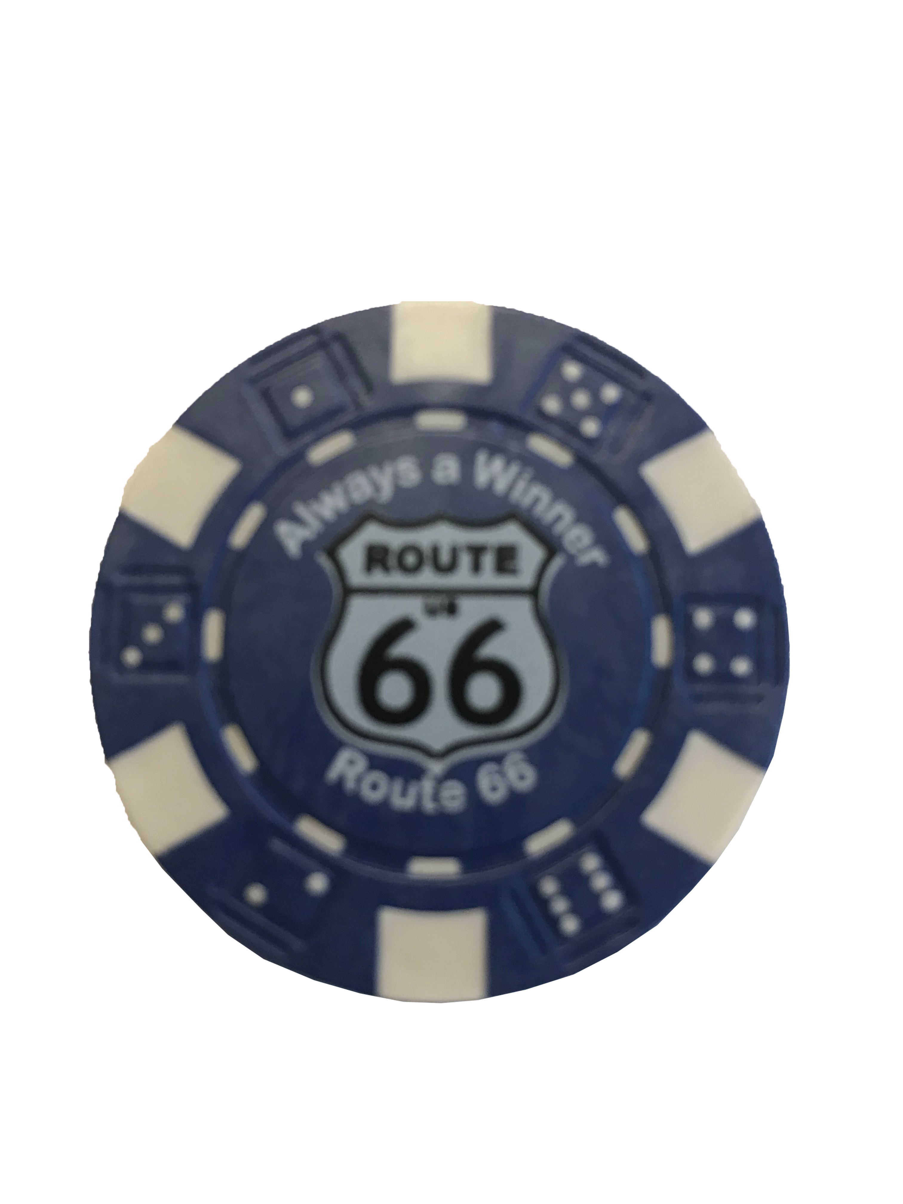 Blue Poker Chip Magnet