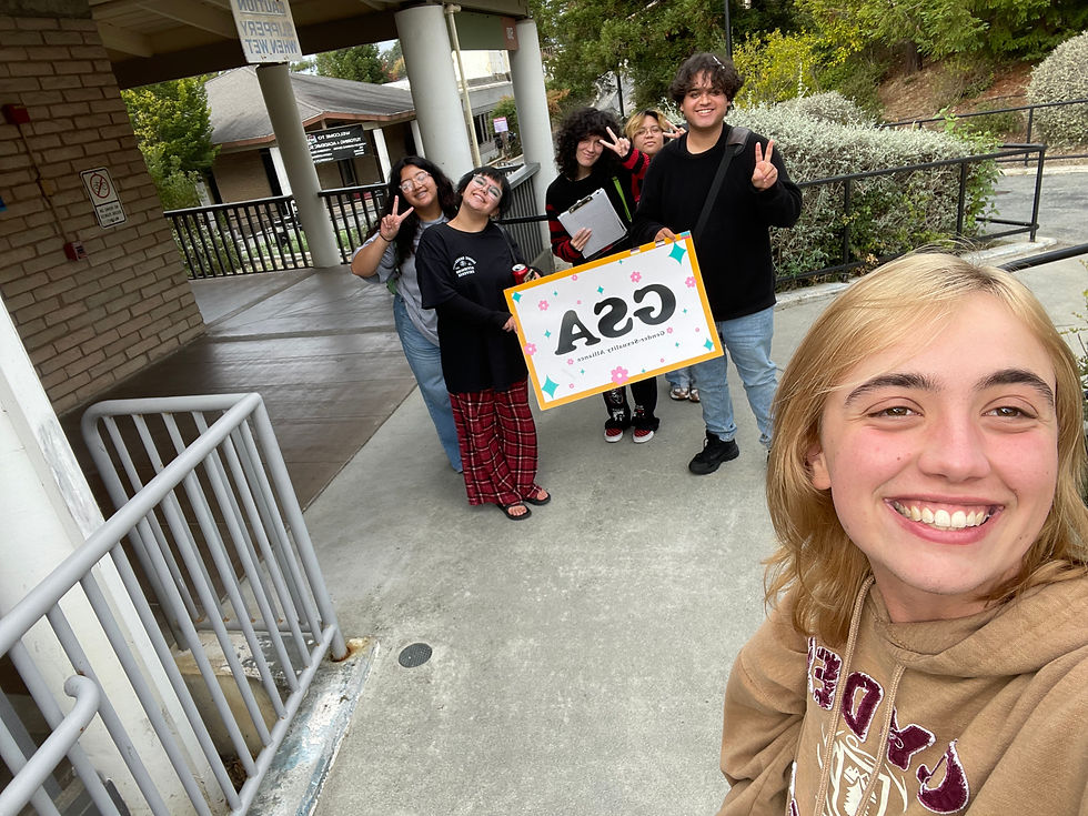President Mike Berlin with GSA Club 