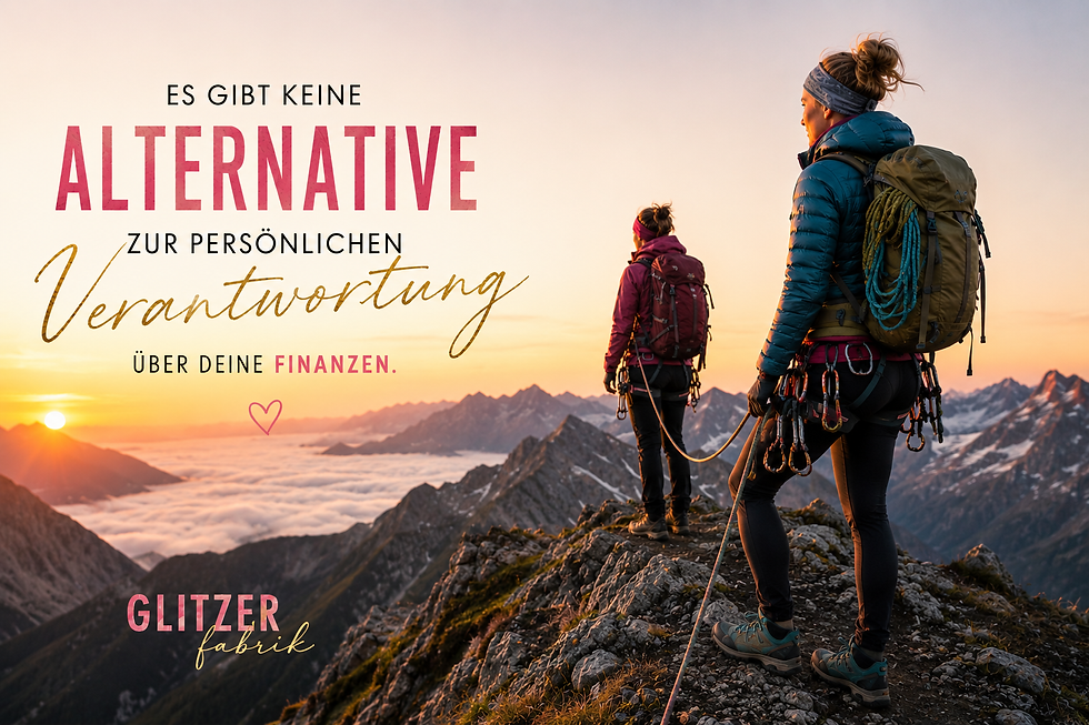Es gibt keine Alternative zur persönlichen Verantwortung über deine Finanzen