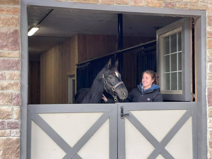 Lady Vega and her owner