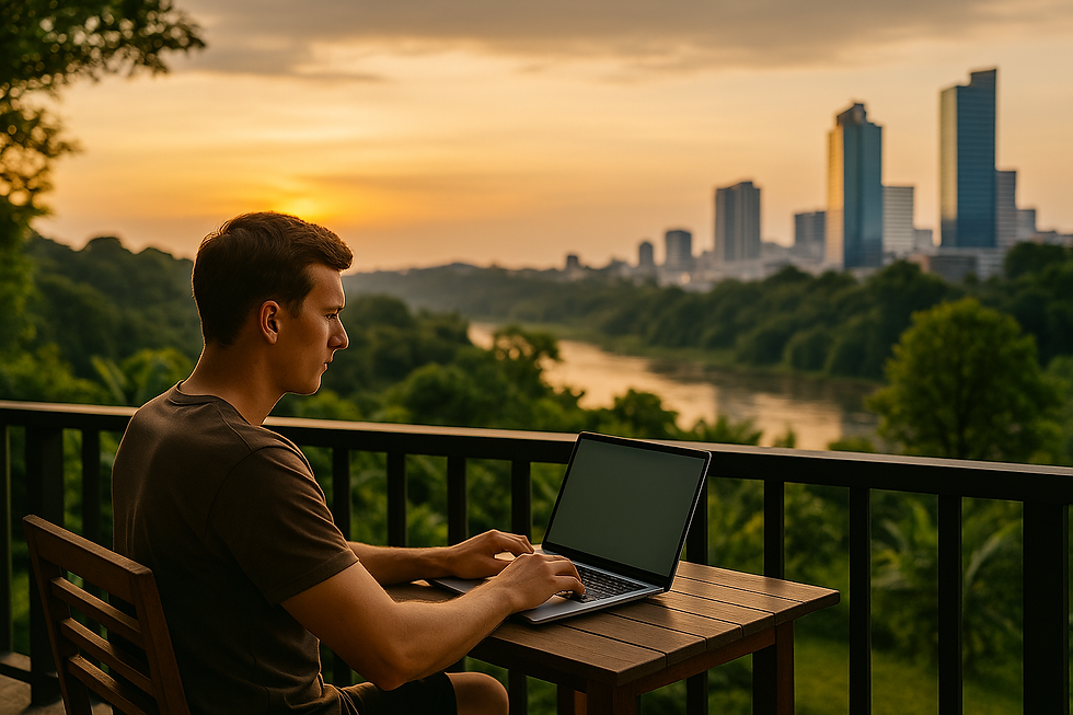 Arbeiten mit Blick ins Grüne – modernes Leben und Karriere in Paraguay verbinden.