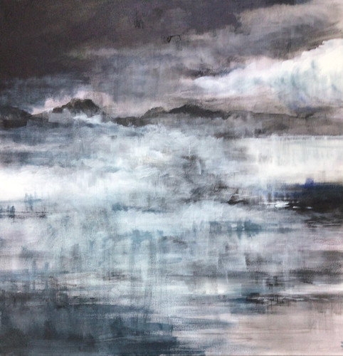 'Sea Haar' Mixed medium. 60cm square