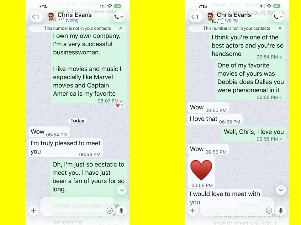 FAKE CHRIS EVANS CONVERSATION