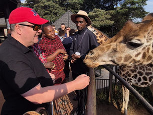 Arrival in Nairobi - A Little Pleasure before the hard work begins