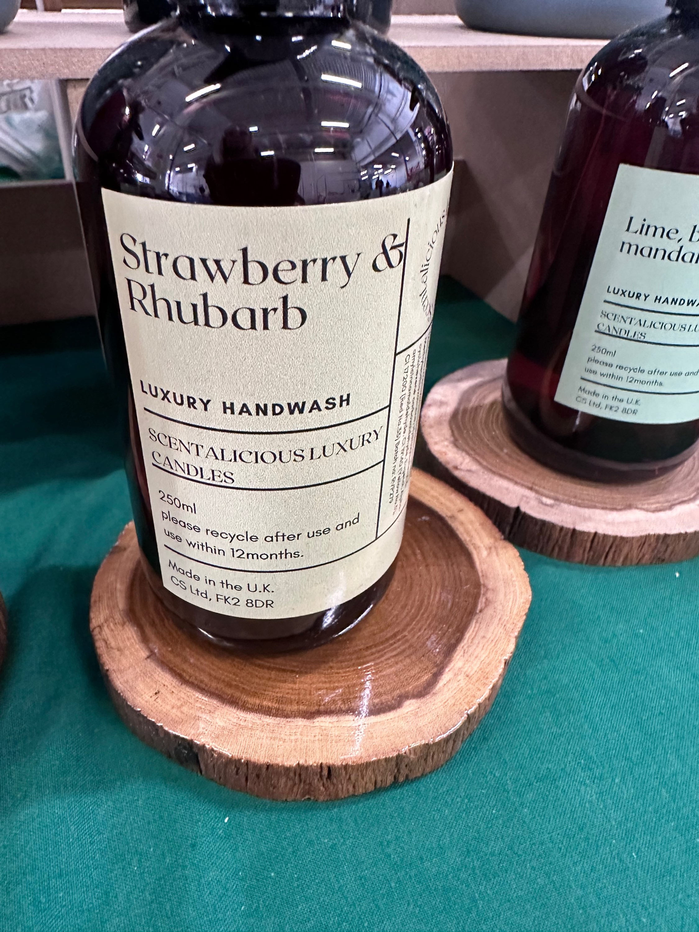 Strawberry &  Rhubarb liquid soap 