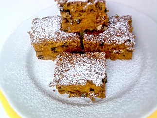 Тыквенно - имбирный кекс с орехами