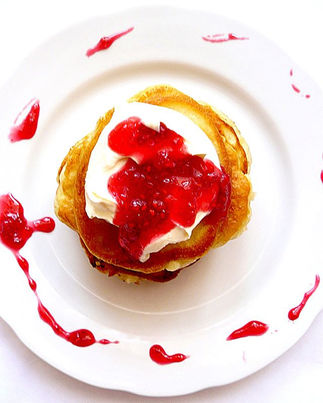 Оладушки с яблочком