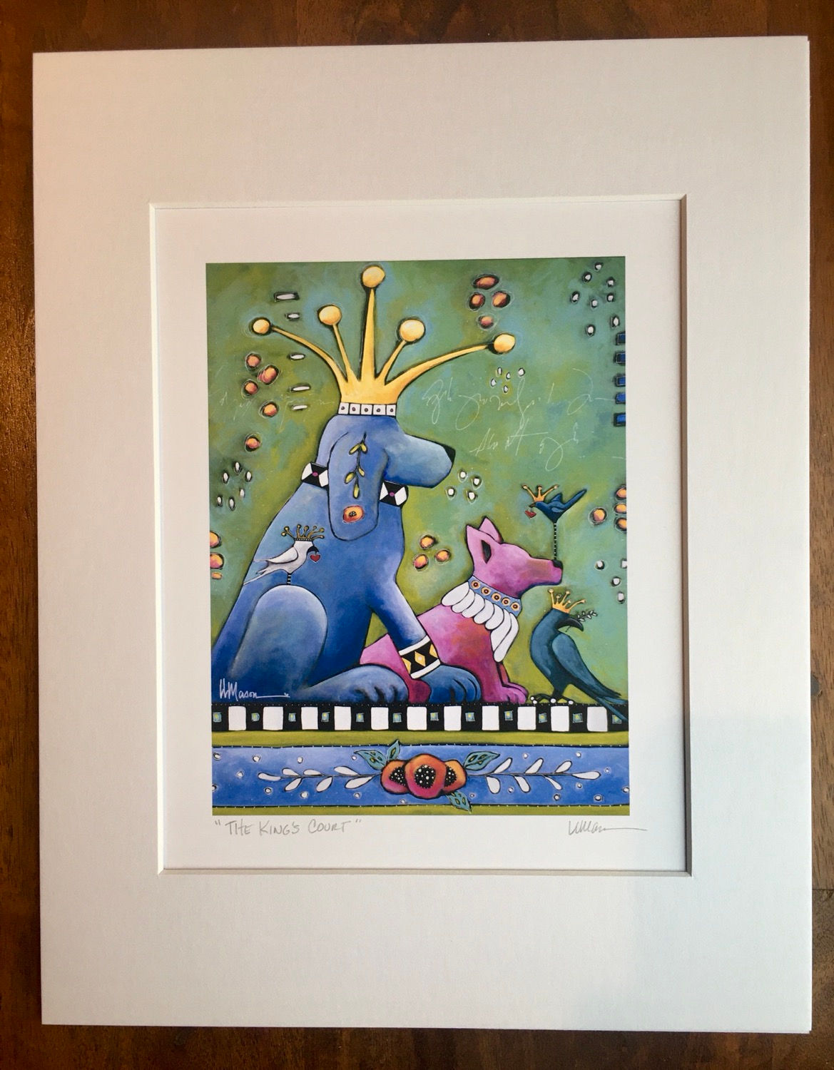 The King’s Court Matted Print