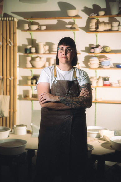 Künstlerinnen-Portrait in Leipzig mit Nicci im Clay Corner