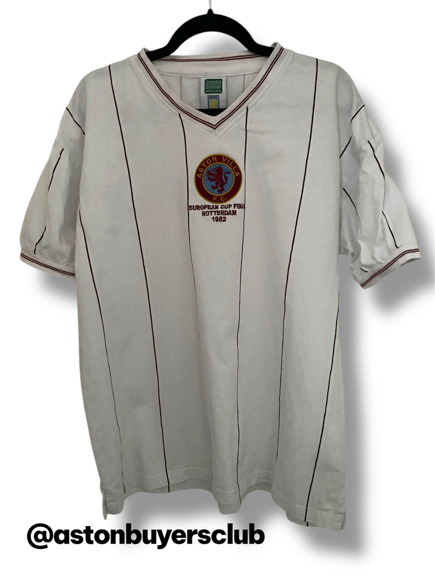 Aston Villa Scoredraw 1982 Away Shirt XL European Cup Final Rotterdam