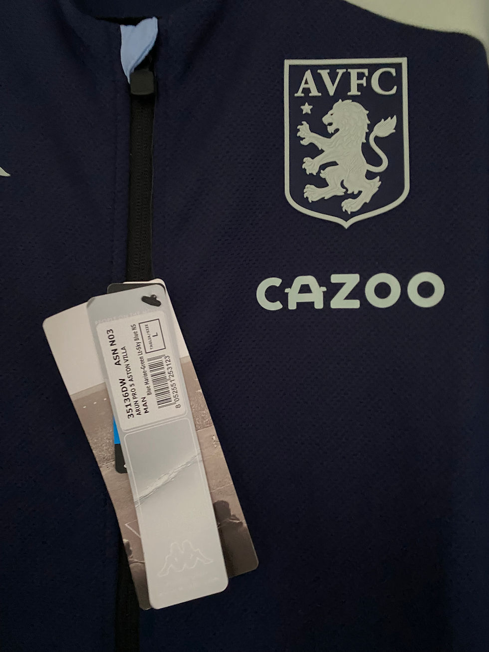 Thumbnail: Aston Villa Kappa Jacket Size Large BNWT - Arun Pro 5