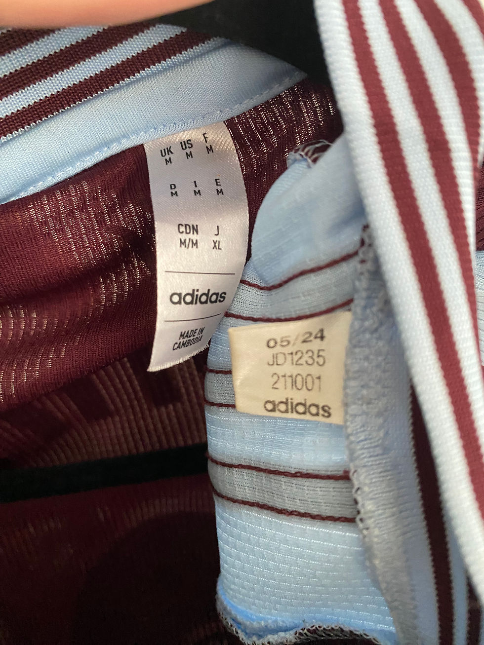 Thumbnail: Aston Villa Adidas 2024/25 Home Shirt Medium - J.DURAN 9 - UCL Print