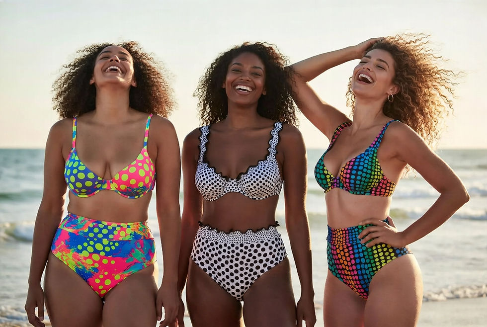 Polka Dot High Waisted Bikinis OnDemand Splash: Perfect for 2026 | OnDemandSplash.com
