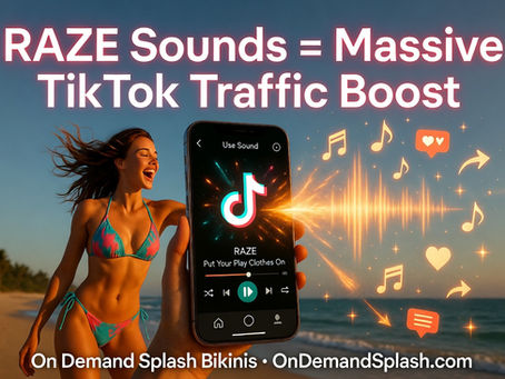 TikTok Bikini Influencers: RAZE Sounds = Massive Traffic Boost