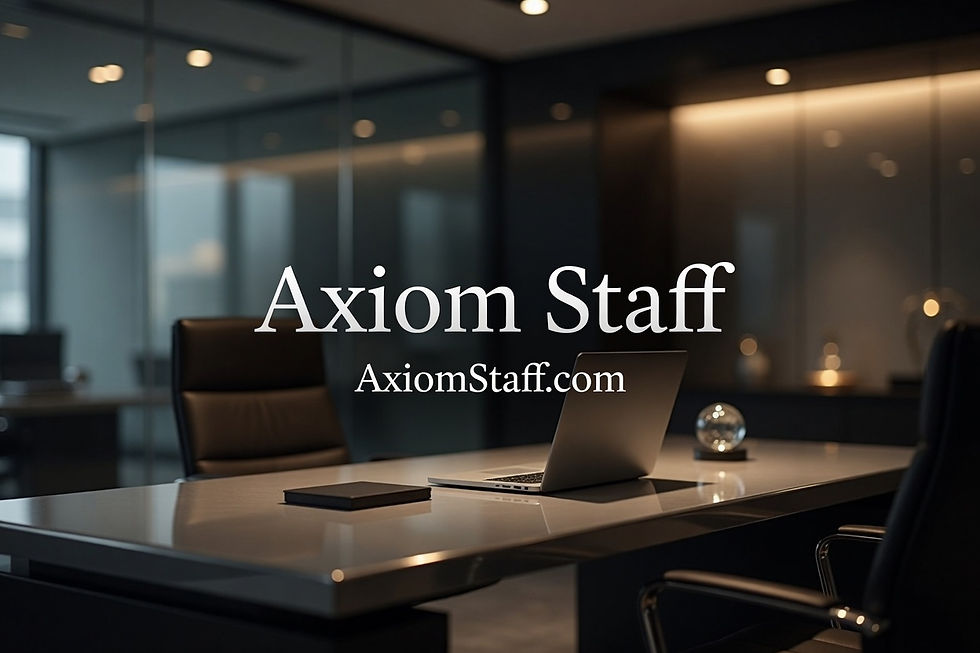 AxiomStaff.com | Agentic AI Workforces & Premium Staffing