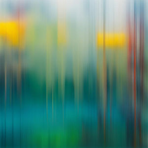 Axiom Digital Art by Raze, Abstract art, Motion blur painting, Color gradient artwork, Contemporary digital art, Vibrant color canvas, Abstract expressionism, Modern art gallery, Fluid art painting, Blue and yellow abstract, Vertical streaks art, Abstract color field, Emotional landscape art, Dynamic color flow, Serene abstract painting, Abstract art collectors, Ethereal art piece, Intangible hues artwork, Abstract art for sale, Tranquil color blend, Impressionist color streaks