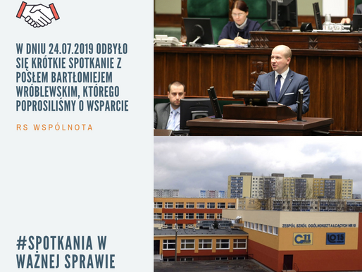 Spotkanie z Posłem Bartłomiejem Wróblewskim