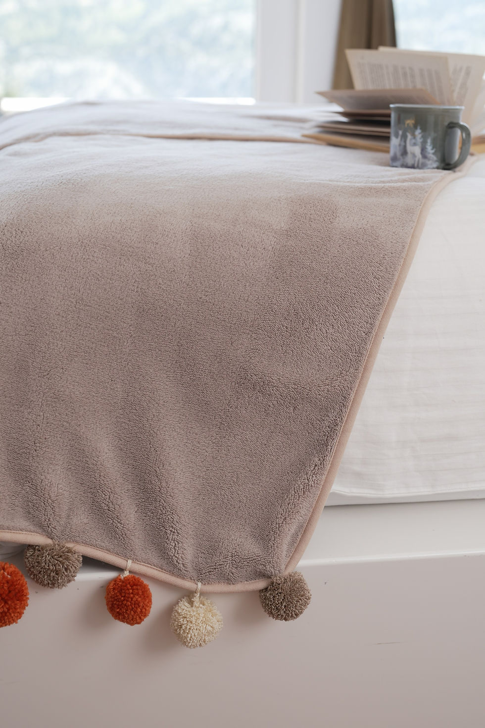 Küçük resim: Wellsoft Peluş  Vizon  Renk Şal / Yatak Runner
