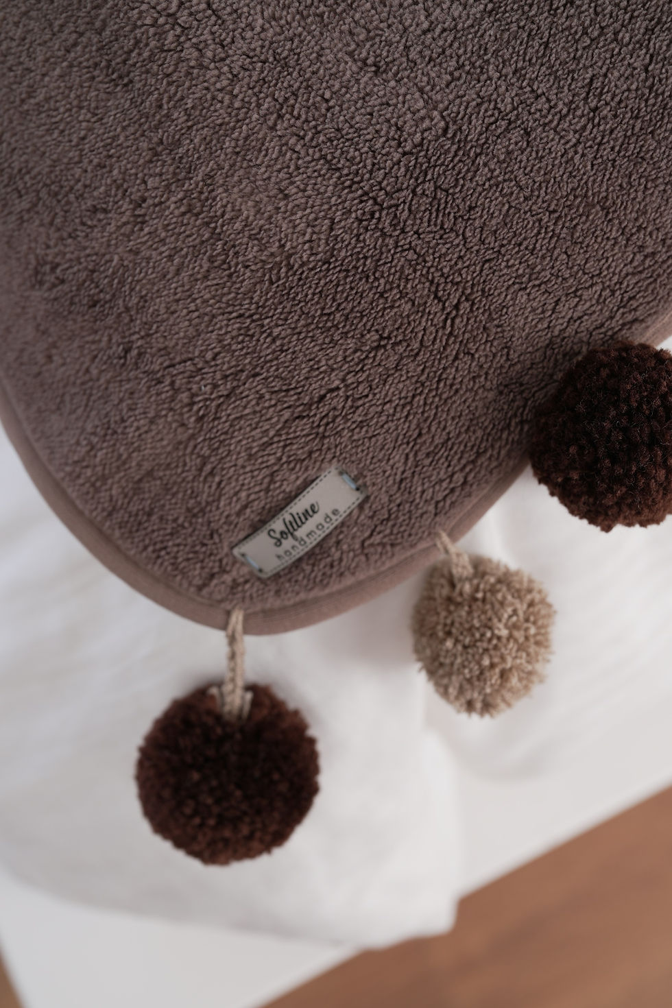Wellsoft Peluş  Kahve  Renk Şal / Yatak Runner