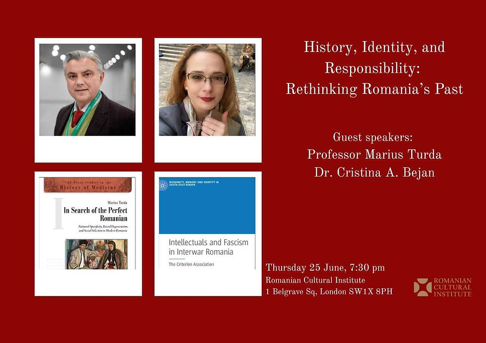 History, Identity, and Responsibility: Rethinking Romania’s Past