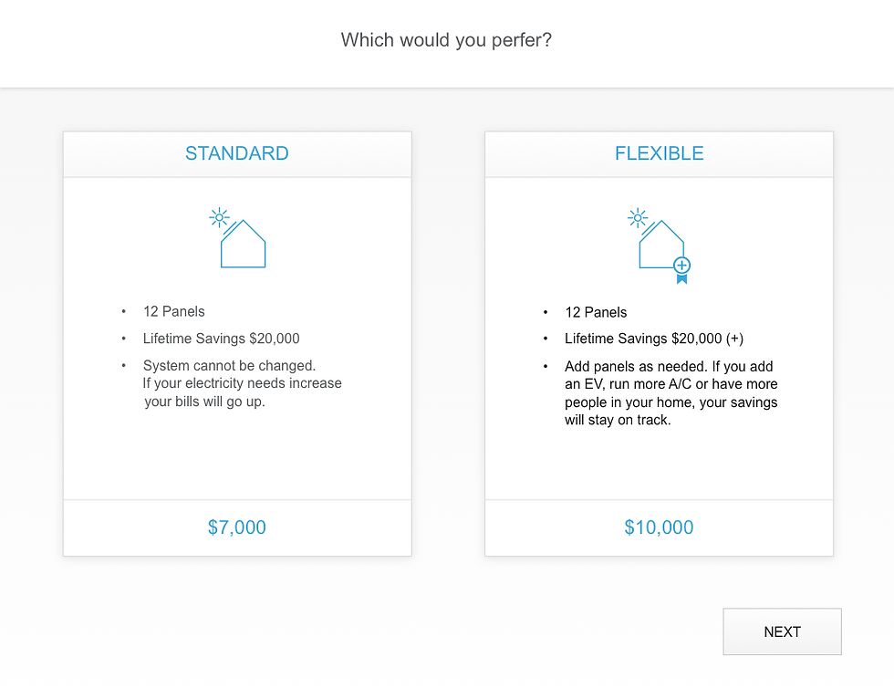 Standard VS Flexible