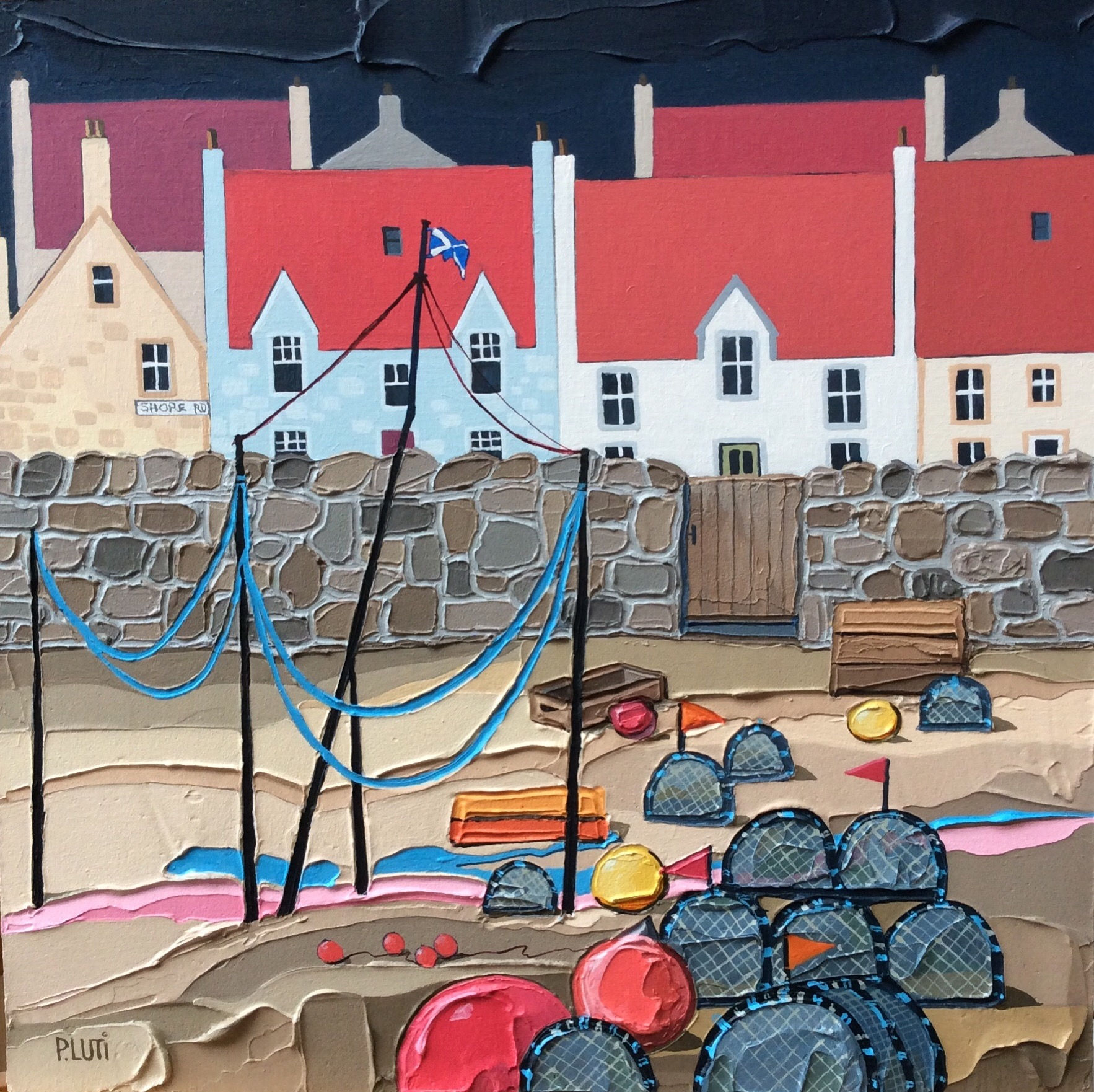 Peter Luti - Shore Road, contemporary scottish art