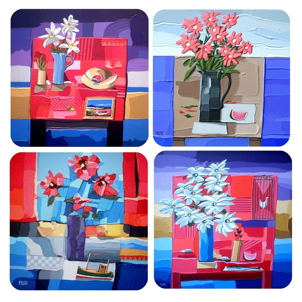 Peter Luti Coasters - Set of 4