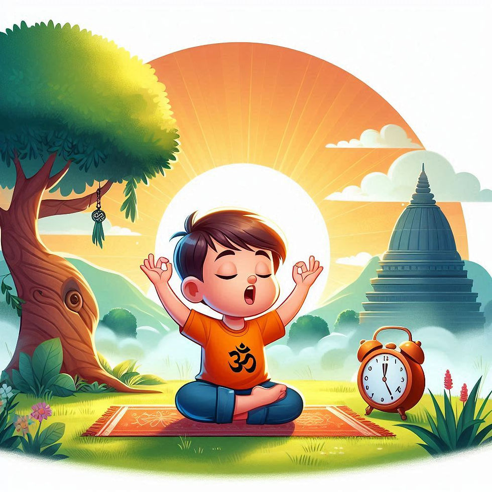 Chanting Om: AUM Explained for Kids Pic 5