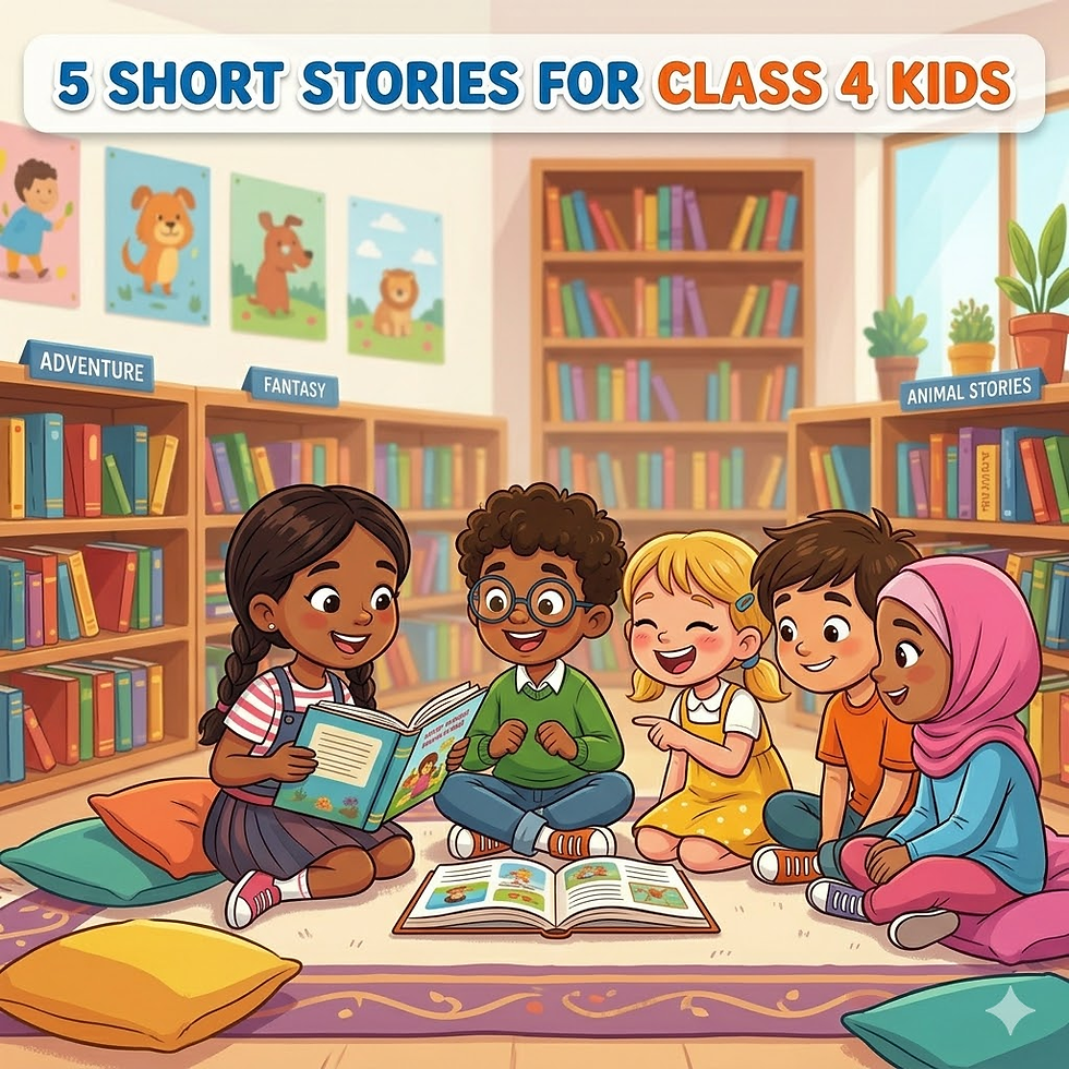 5 Short Stories for Class 4 Kids